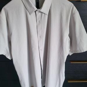 Lululemon airing easy light grey short sleeve shirt
